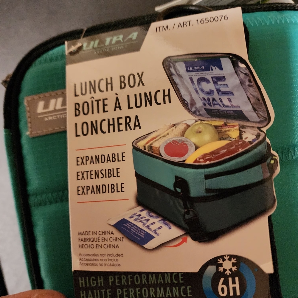 Lunch cooler with containers